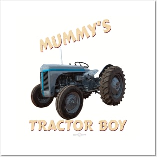 Mummy's tractor boy Posters and Art